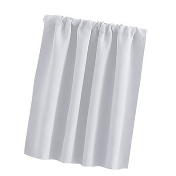 Small Short Blackouts Curtains for Kitchen and Bathroom Window Thermals Fabric Rod Pocket