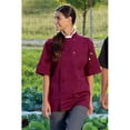 thumbnail image 1 of Small Short Sleeve Chef Coat in Burgundy, 1 of 1