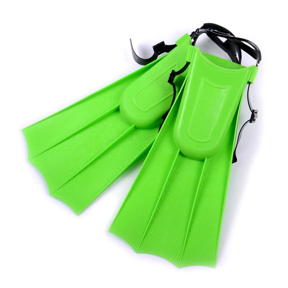 Small Short Swimming Fins, Snorkeling Training Flippers, Size EU 30-36, Soft Comfortable Floating Diving Fins with Double Drain Holes, Streamlined Design for Water Sports, One Pair