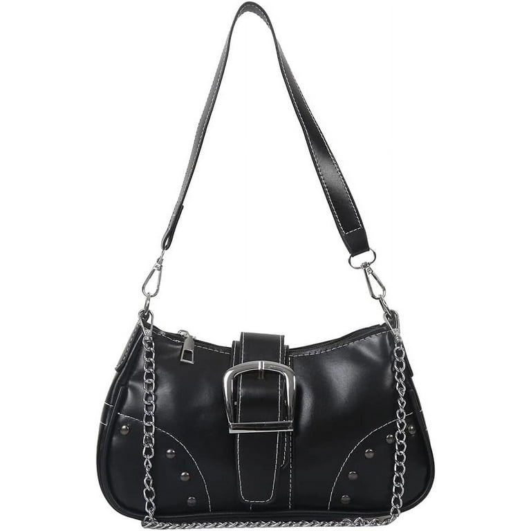 Black y2k shoulder bag sale