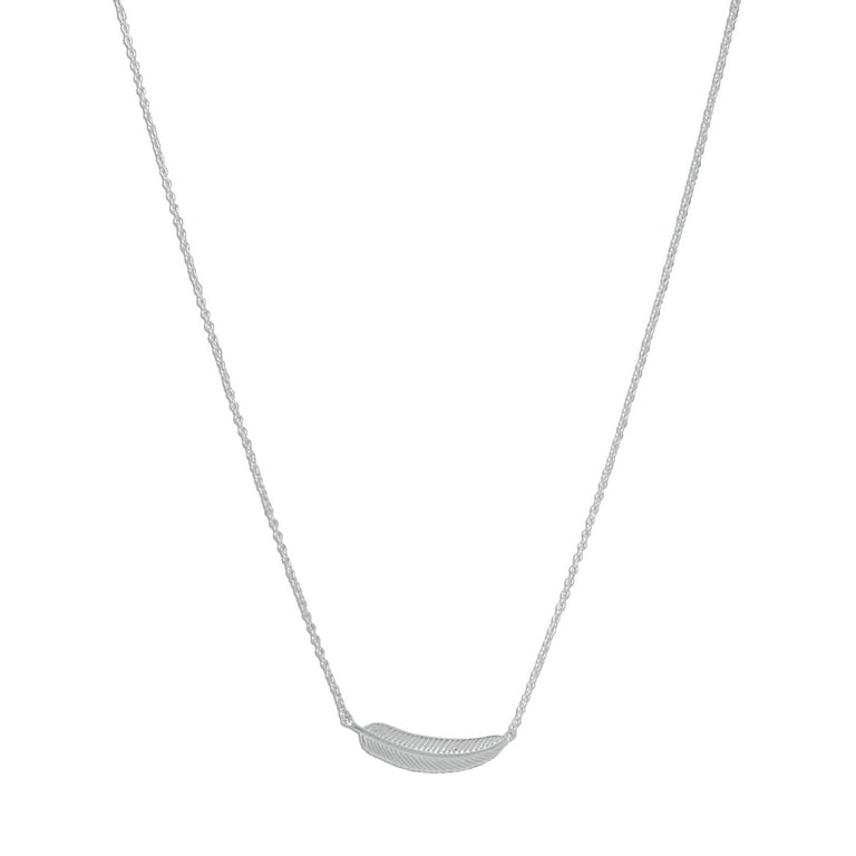 Rolo Chain 1.1mm Necklace Rhodium on Sterling Silver Nontarnish Rolo Chain 1.1mm Necklace Rhodium on Sterling Silver Nontarnish