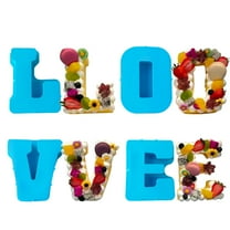 Small Silicone 26-Letter Alphabet Cake Mold, Baking Mold for Cupcakes, Cookies, and Cake Decorating, Flexible Non-Stick Silicone Bakeware, Easy to Use and Clean