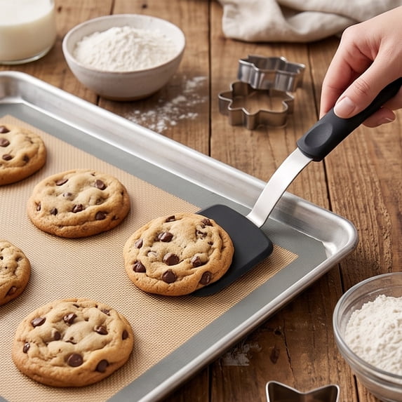 Small Silicone Spatula Mini Silicone Cookie Spatula, Heat Resistant ...