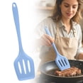 thumbnail image 1 of Small Silicone Spatula Set 11.8 Inch Heat Resistant BPA Free Seamless One-Piece Flexible Rubber Scraper Spoonula for Baking Cooking Nonstick Pans Bowls Jars Blue Kitchen Tool, 1 of 9
