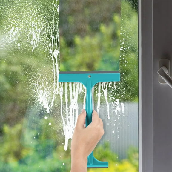 Taicans Small Silicone Window Squeegee,Car Windshield Water Blade Squeegee,Ice Scraper for Cars with 10.2 Inch Blade and Non-Slip Handle for Car Window,Mirror,Home Cleaning