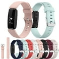 thumbnail image 1 of Small Silicone Wristband Strap for Inspire 2 Bracelet Watch Comfortable Flexible Replacement Band Easy to Install for Daily Use Stylish Finds for Less, 1 of 6