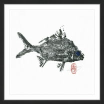 "Small Silver Bream" Framed Painting Print
