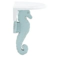 thumbnail image 1 of 9.25" Small Single Blue Seahorse Decorative Floating Wall Shelf, 1 of 1