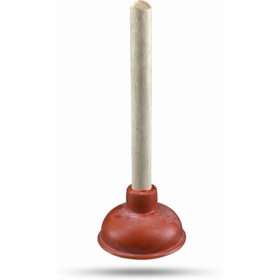 Small Sink Plunger, 10.5-Inch, 4-Inch Mouth, 9-Inch Handle, Compact