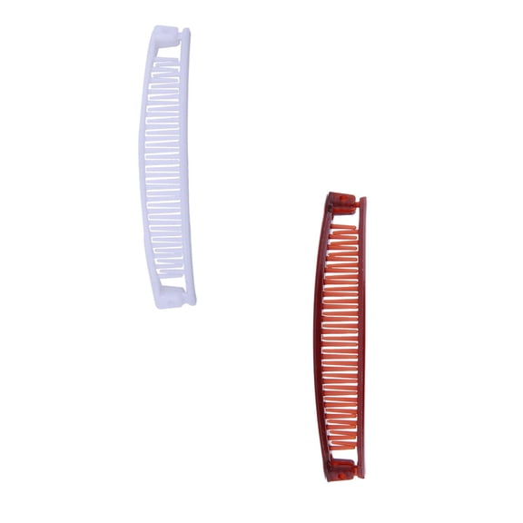 Small Size Clincher Combs Banana Combs Banana Clip Comb Fishtail Fish Hair Lady Fish Shape Ponytail Banana Clip Girls Long Women Clamp Accessory,Muticolor