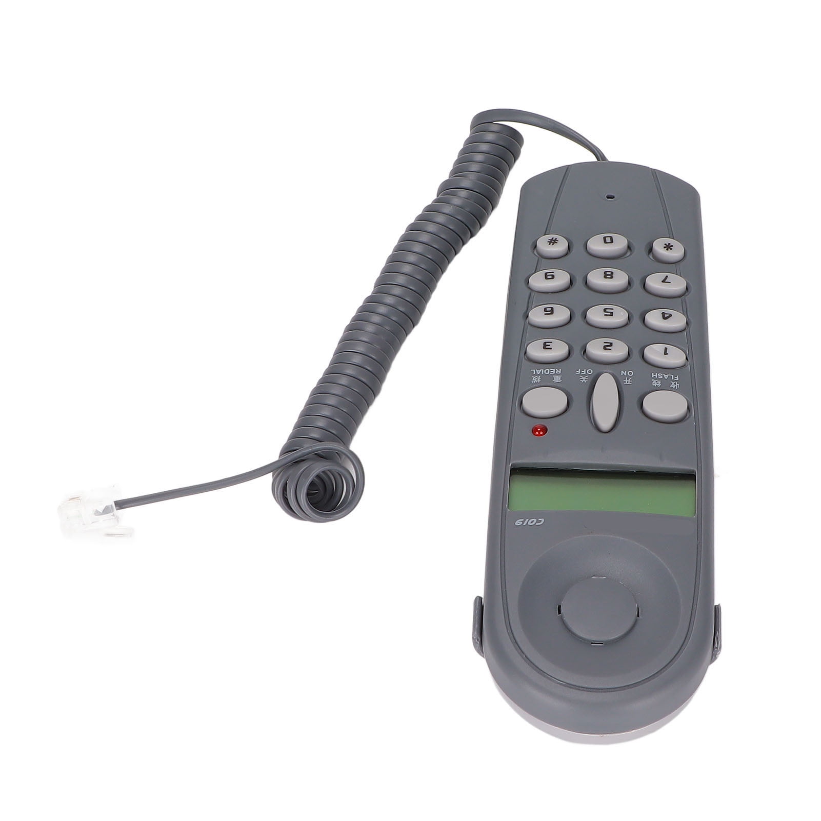 Small Size Corded Phone, Mountable Wall Hanging Telephone, Noise