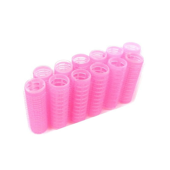 Small Size Hair Rollers Curlers Self Grip Holding Rollers Hairdressing Curlers Hair Design Sticky Cling Style For DIY Or Hair Salon (Gripping Sticky Rollers 15mm/0.6" 12PCS) Random Color