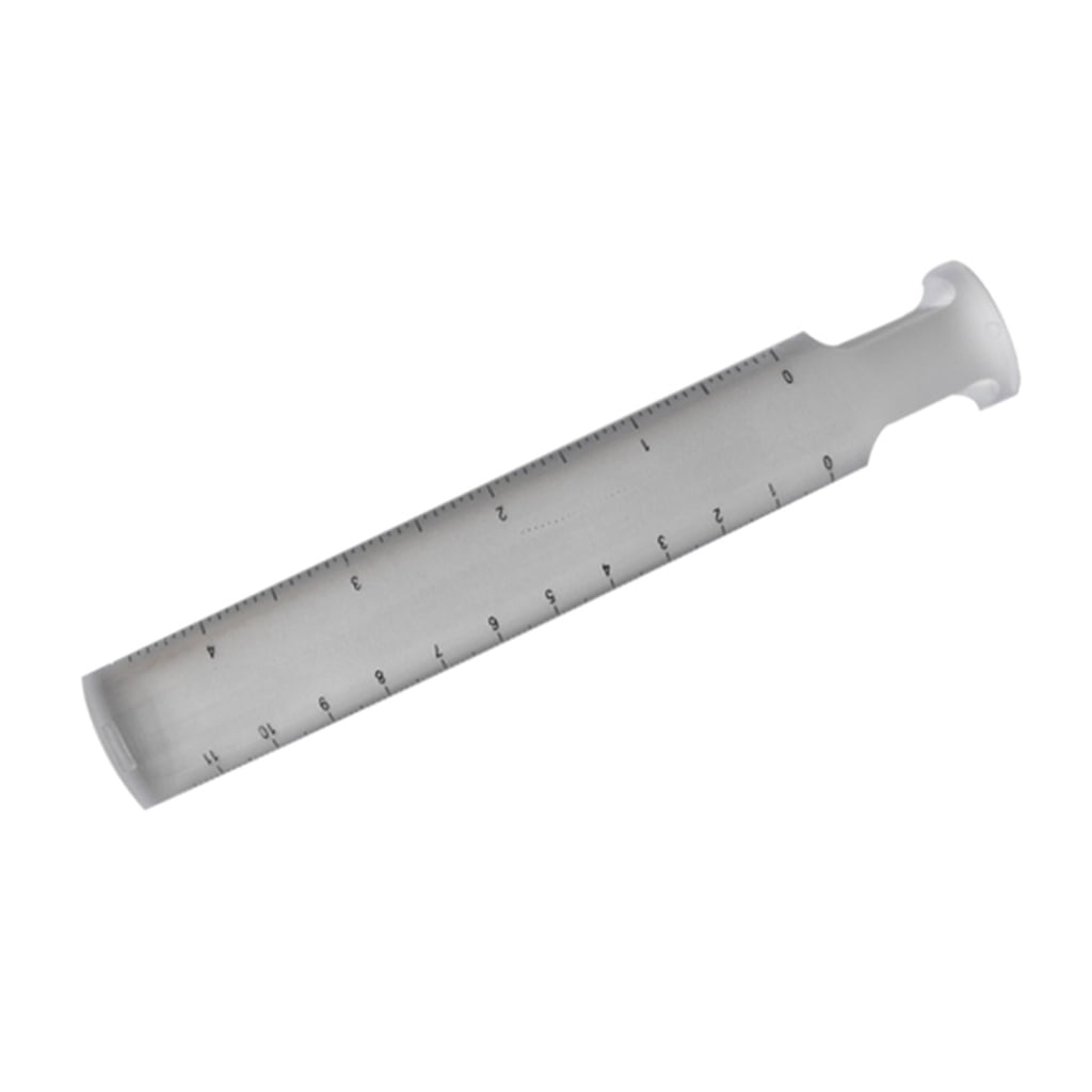 Small Size Magnifying Rulers 2x Zooms Acrylic Double Scale Accuracy ...