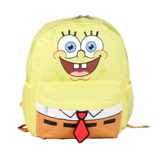 Small Size Spongebob Squarepants Character Backpack Spongebob Backpack