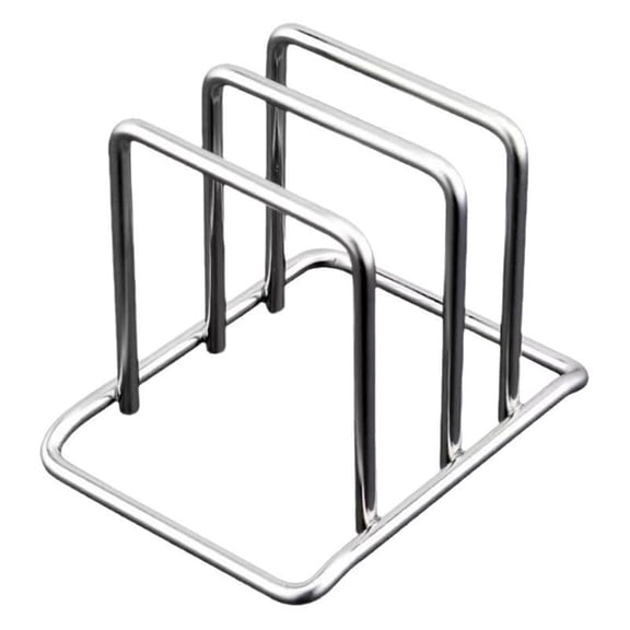 Small Size Stainless Steel Wire Cutting Board Holder, Cutting Board Rack Organizer Kitchen, Wire Chopping Board Stand Cutting Board Storage Rack Organizer