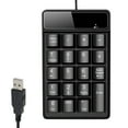 thumbnail image 1 of Small-Size USB Wired Numeric Keypad, 19 Keys Digital Keyboard for Laptop Notebook Tablets, 1 of 9