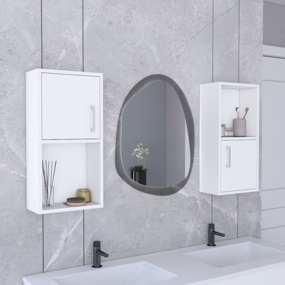 Small - Sized - Wall - Mounted Storage Solution - Bathroom - Keep Products in Order