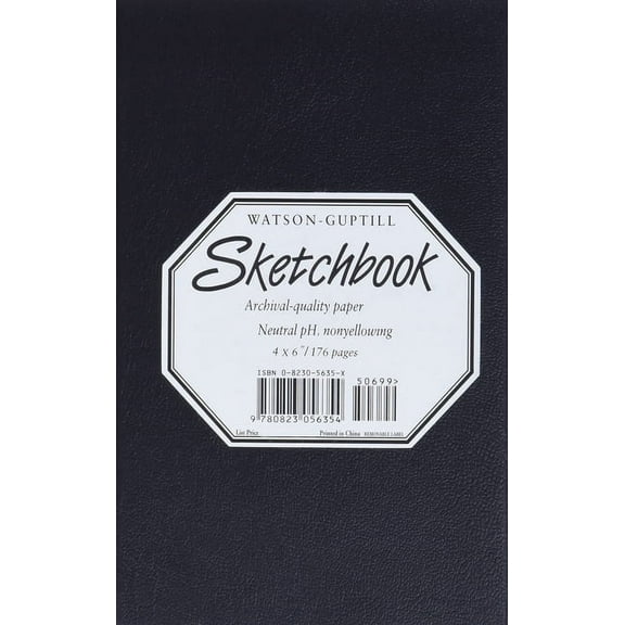 Watson Guptill Sketchbooks Small Sketchbook (Black): Black, (Hardcover)