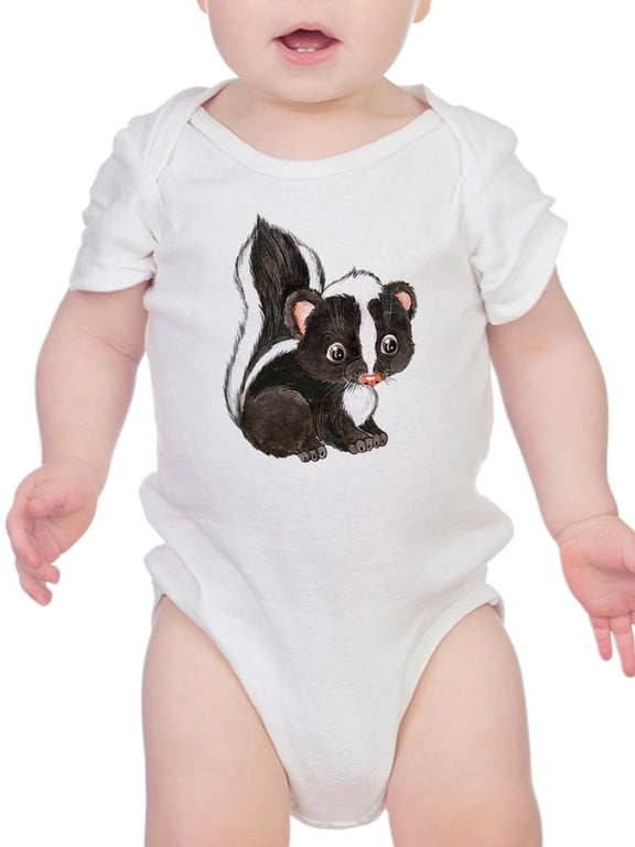 Small Skunk Sketch Bodysuit Infant -Image by Shutterstock, 24 Months
