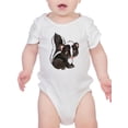 thumbnail image 1 of Small Skunk Sketch Bodysuit Infant -Image by Shutterstock,  Newborn, 1 of 4