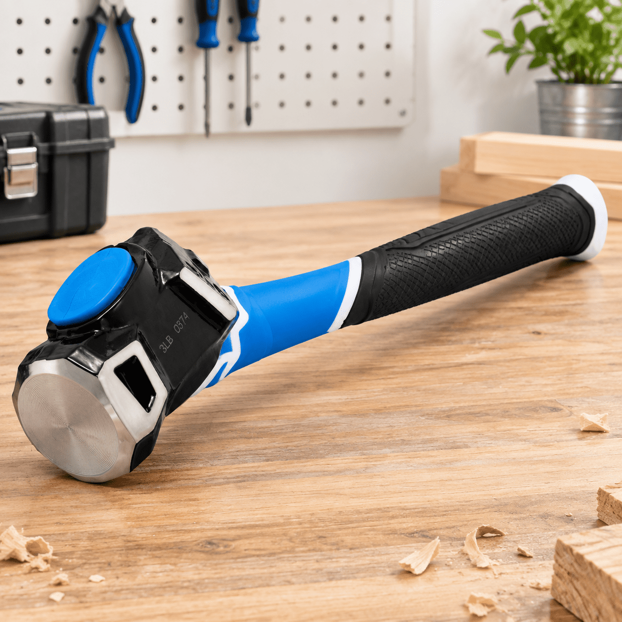 Small Sledge Small Sledge Hammer 3lb Blacksmith Drilling With Demolition Face And ...
