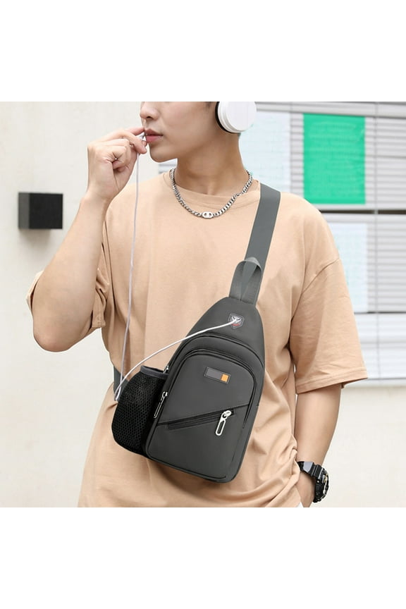 Small Sling Backpack Crossbody Sling Bag for Men Women, Chest Bag Daypack Fanny Pack Cross Body Bag for Outdoors Hiking Traveling