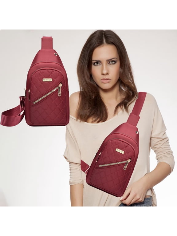 Small Sling Backpack Sling Bag for Women Men, Chest Bag Daypack Crossbody for Travel Sport Running Hiking