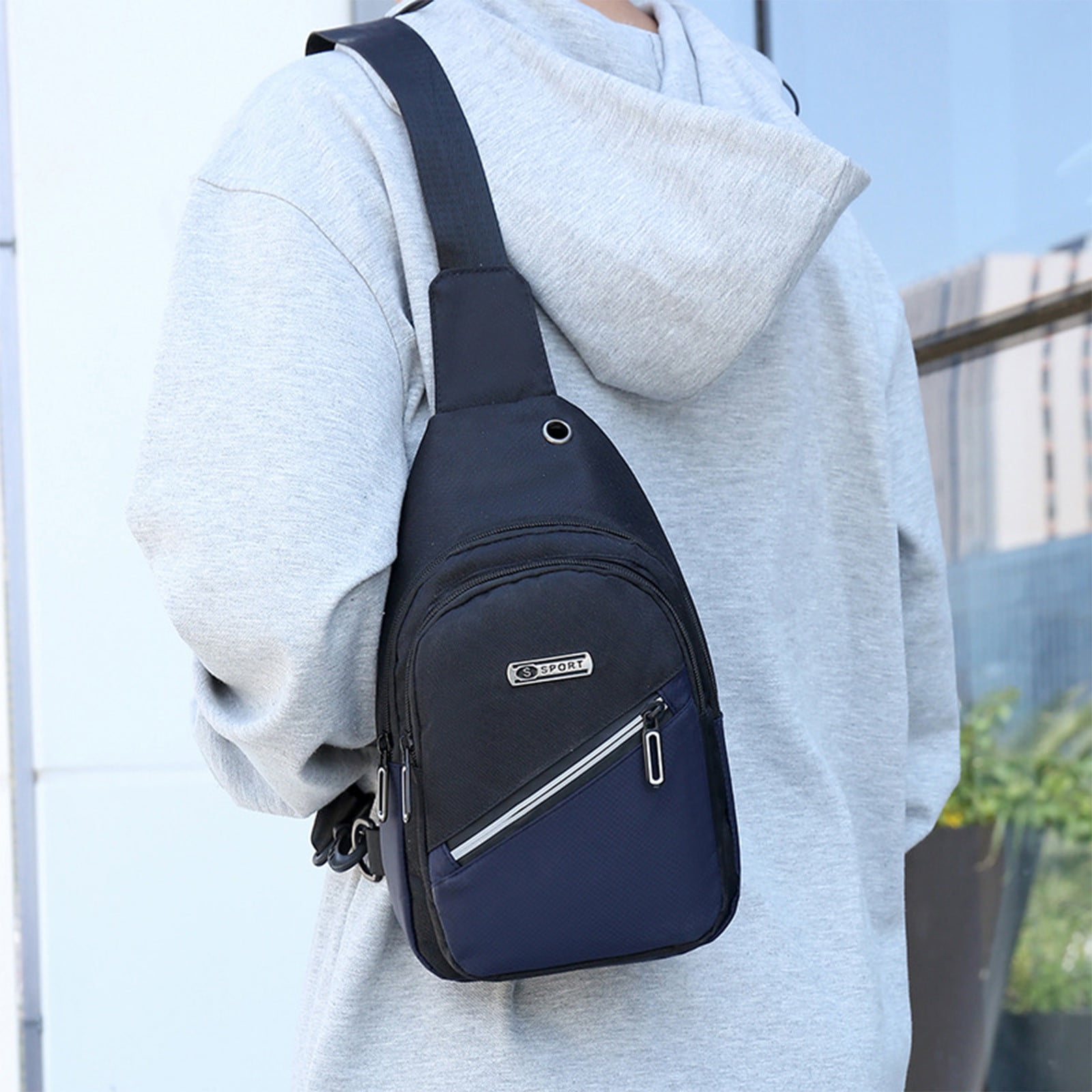 Small Sling Bag Crossbody Chest Shoulder Sling Purse Strap Travel Bag