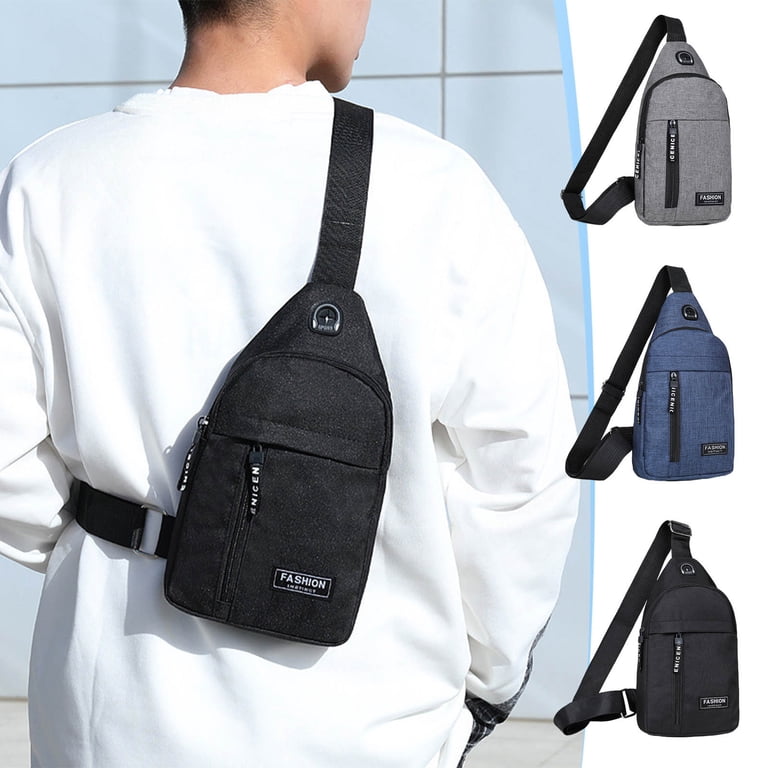Small Sling Bag Crossbody for Men Women One Strap Shoulder Cross