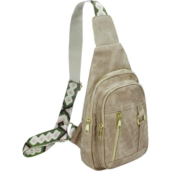 Small Sling Bag For Women，Casual Crossbody Sling PU Leather Bags，Anti-Theft Crossbody Bags，Sling Purses for Travel