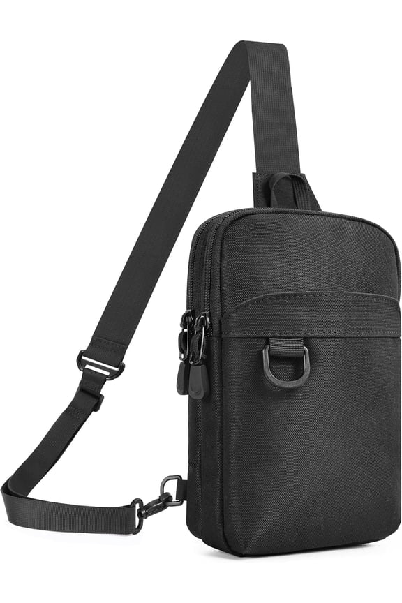 Small Sling Bag RFID Blocking Mini Crossbody Bag for Men and Women Travel Hiking   Bag