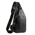 thumbnail image 1 of Small Sling Bag for Women Crossbody Purse, Vegan Leather with Usb Port & Earphone Hole, Adjustable Strap Crossbody Bags for Women, 17x8x35cm for Hiking Outdoor, 1 of 7