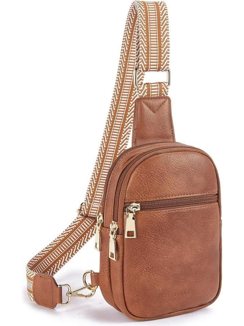 Small Sling Bag for Women Vegan Leather Fashionable Fanny Pack