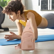 Small Sling Crossbody Bag for Men Women, Shoulder Daypack Mini Anti-Theft Cross Body Motorcycle Chest Bags, Small One Strap Fanny Back Pack for Casual Travel Hiking Sport Gym