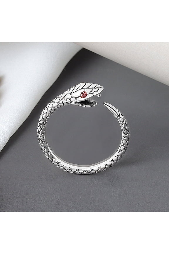 Small Snake Winding Ring Simple Personality Student Opening Ring