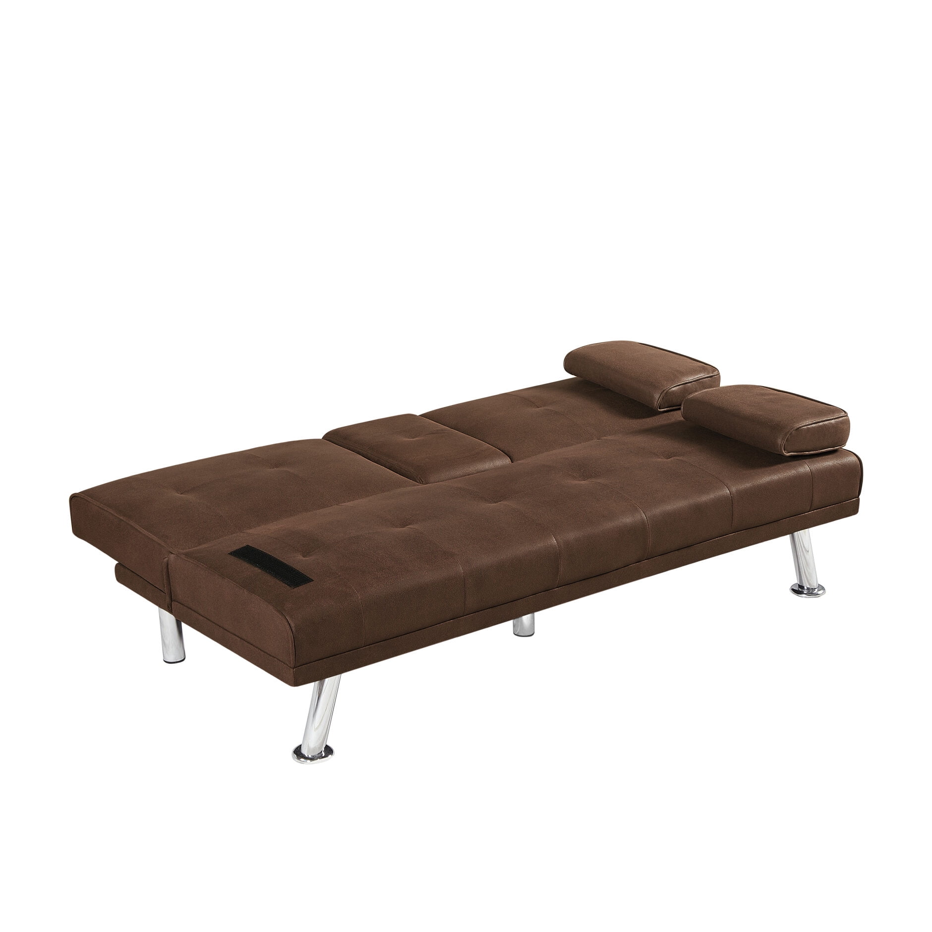 Small Sofa Bed with Adjustable Backrest, Convertible Sleeper Sofa with