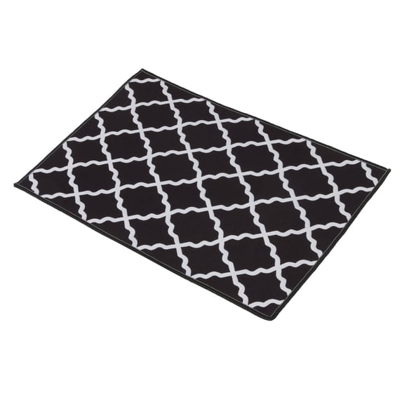 Small Soft Area Rug, 15.75 x 23.62 In Anti Skid Floor Mat for Bedroom Living Room Dining Entryway, Style G