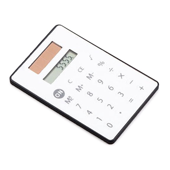 Small Solar Calculator with 8 Digit Display for Students, Teachers, and Budgeting Needs Easy Portability