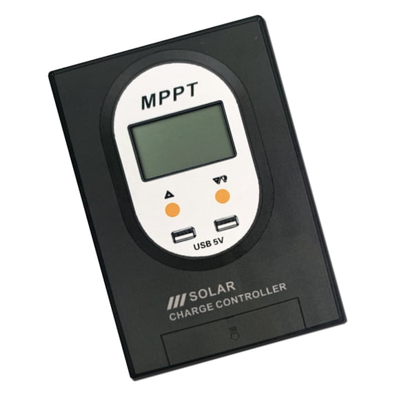 Small Solar Charges Regulator Auto Electric Identification MPPT Optimization LCD Display for Homes Photovoltaic Systems