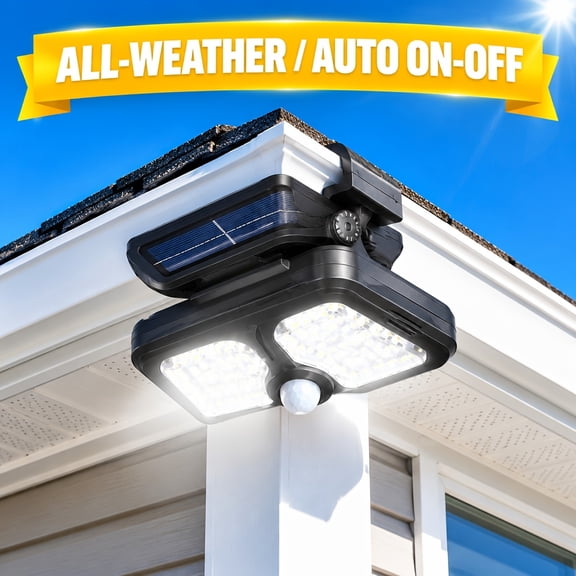 Small Solar Lights for Patio,30 LEDs Wide Coverage,Outdoor Motion Sensor Clip-on Solar Lights for Garden,Gate,Deck,Step,Patio,Camping,Waterproof