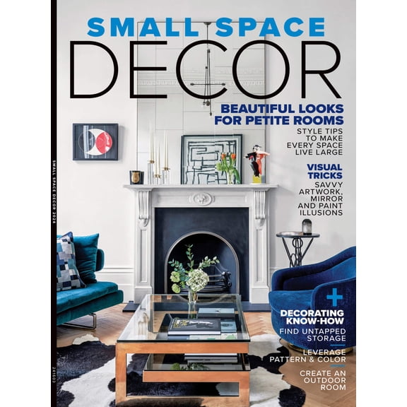 Small Space Dcor - Maximize Space, Style Tips, Visual Tricks, Artwork, Lighting, Mirror  Paint Illusions, Pattern  Color, Smart Furniture Picks, Untapped Storage, Houseplants, Outdoor Room  DIYs!