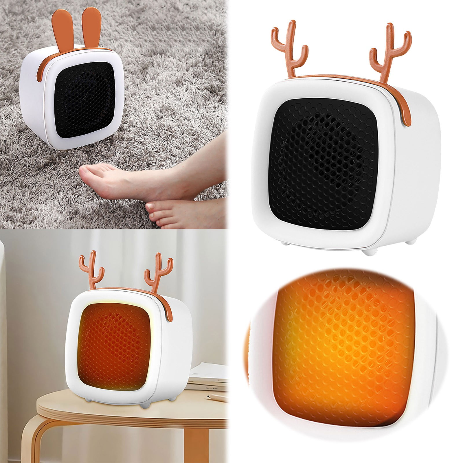 Small Space Heater For Indoor Use Quick Heating Ceramic Room Heater Fan