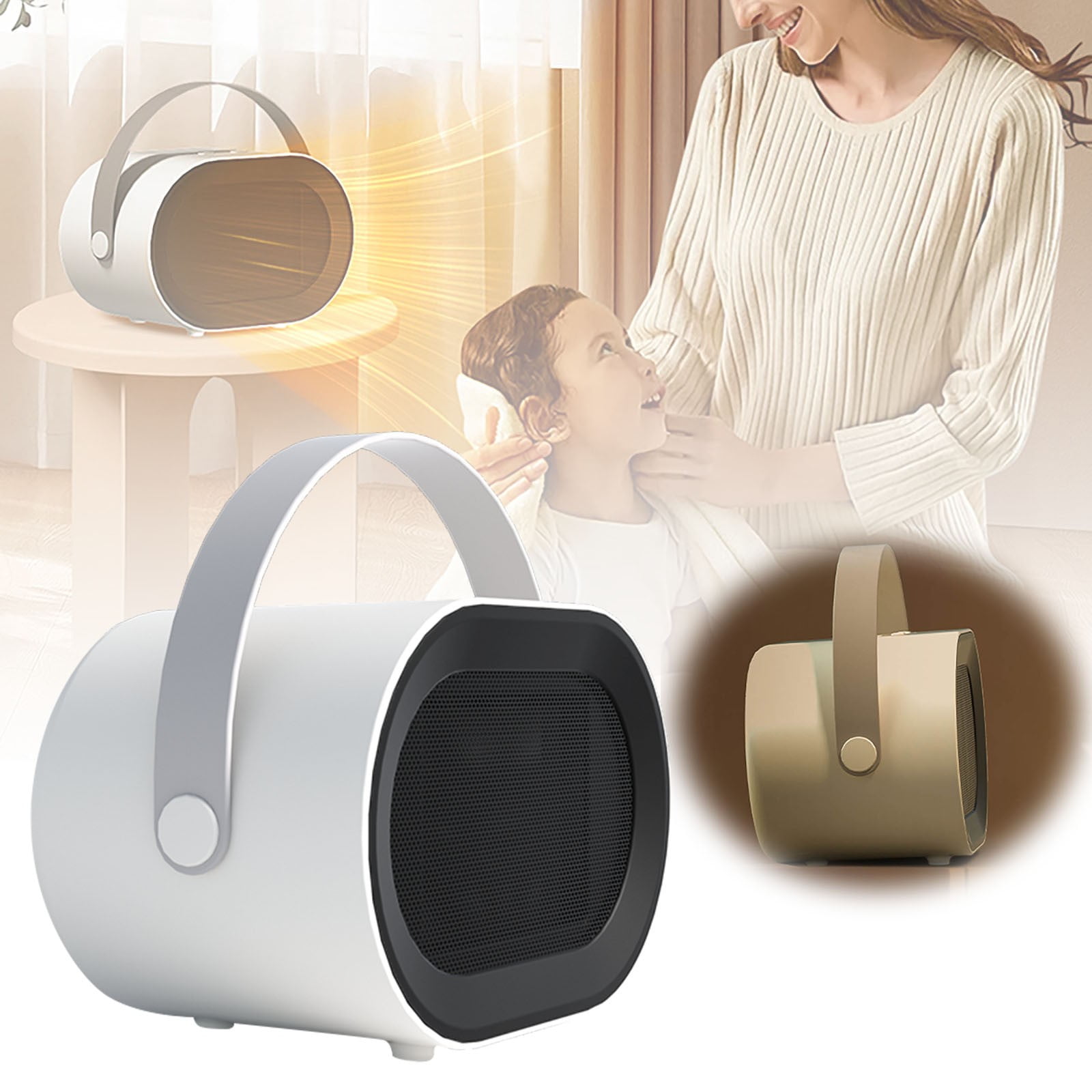 Small Space Heater For Indoor Use Quick Heating Ceramic Room Heater Fan