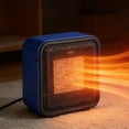 thumbnail image 1 of Small Space Heater Mini Heater for Office Desk, Fast Electric Heaters for Indoor Use, Intelligent Standby, Energy Saving & Silent Design, Portable Heating Heaters for Home(Blue), 1 of 6