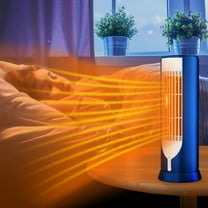 Small Space Heater, Portable Electric Heater, Mini Heater, Adjustable Thermostat, Tip Overheat Protection, Quiet Desk Heater Fan for Office Room Desk Indoor Use