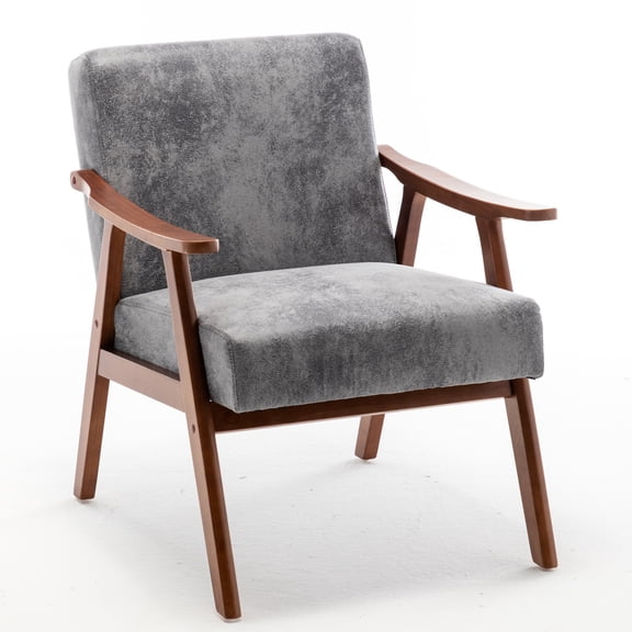 Small-Space Microfiber Accent Chair - Bring Cohesive Look to Room