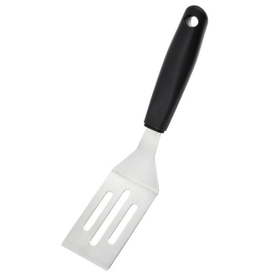 Small Spatula | Mini Stainless Steel Turner For Kitchen Use | Mini Metal Utensil For Cooking Brownie, Cookie, Lasagna and More | Pie Server Lifter | Cake & Pancakes Serving Spatulas | Black
