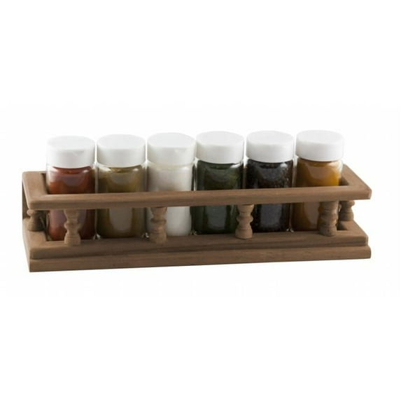 Small Spice Rack - Solid Teak