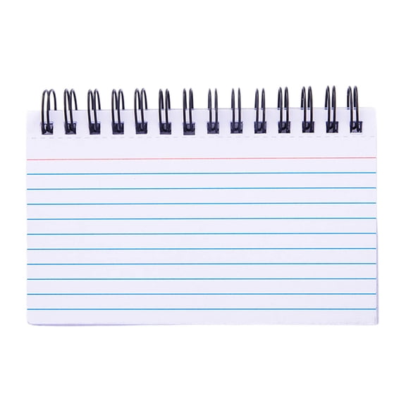Small Spiral Notebook 3x5,Lined Notebook,Pocket Notebook,Small Lined Notepads with Waterproof Cover, 50 Sheets/100 Pages 110GSM Colored Thick Paper Memo Pads(White)