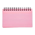 thumbnail image 1 of Small Spiral Notebook 3x5,Lined Notebook,Pocket Notebook,Small Lined Notepads with Waterproof Cover, 50 Sheets/100 Pages 110GSM Colored Thick Paper Memo Pads(Pink), 1 of 8